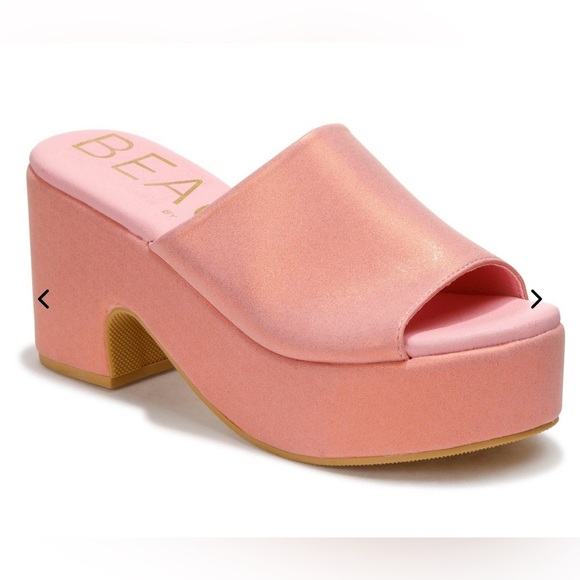 🩷🧡👡Beach by Matisse "Frosted Coral" Shimmer Chunky Platform Sandals
SZ 10 NWT🧡🩷 - Picture 1 of 14